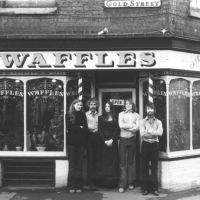 Waffles and the Kite — Cambridge memories